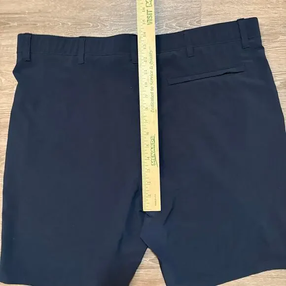 Rorie Whelan Golf Shorts Men Size 40 Navy Blue Stretch Performance - Picture 6 of 8